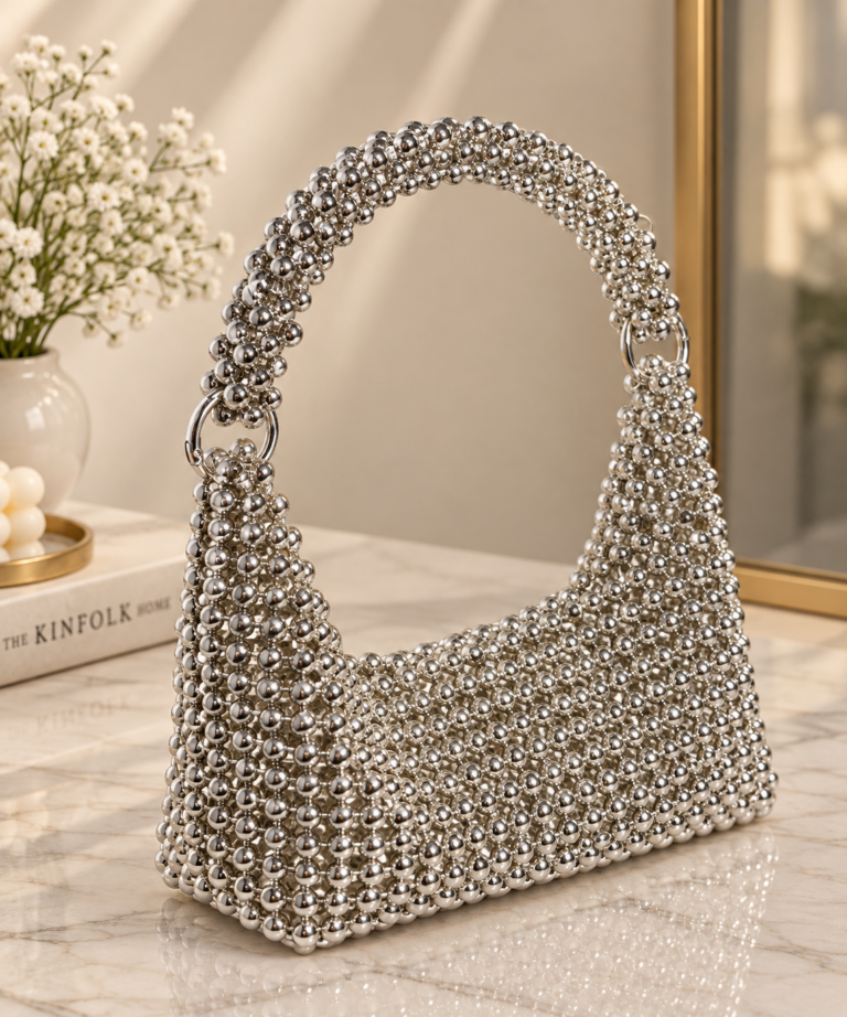 China crystal grey bag