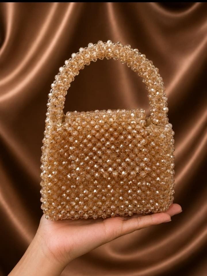 Crystal beaded bag