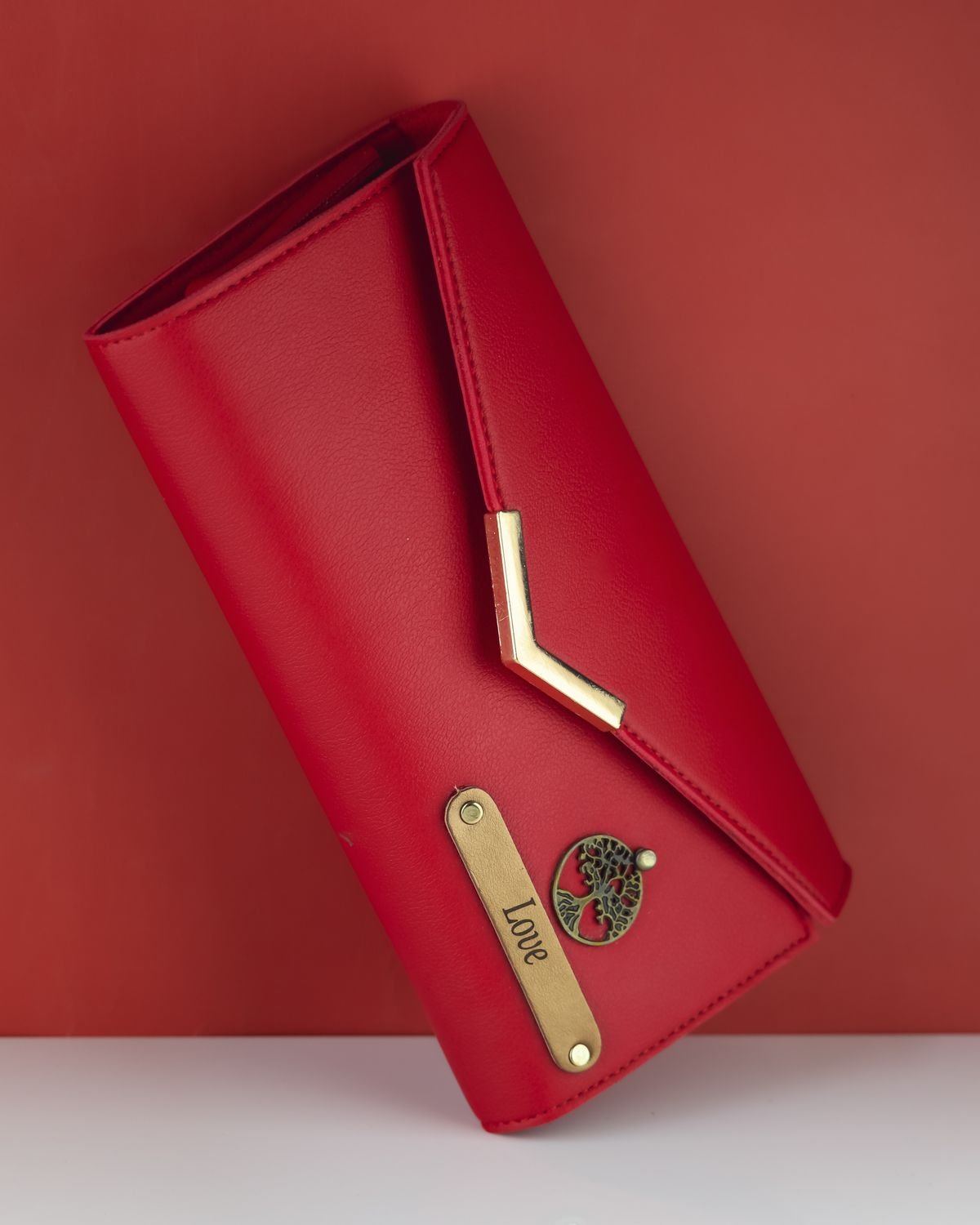 Rouge Envelope Clutch