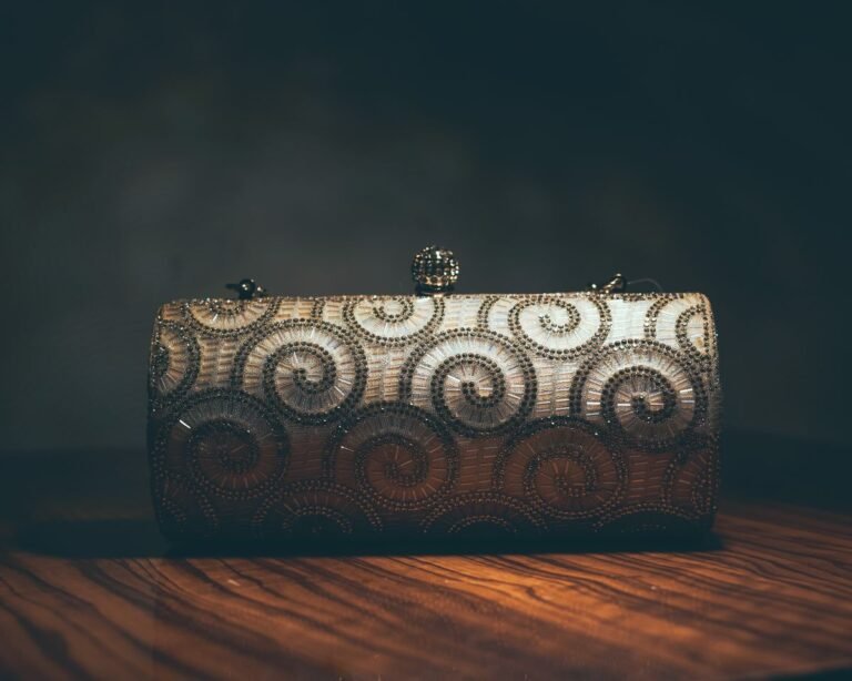 Celeste Beaded Clutch